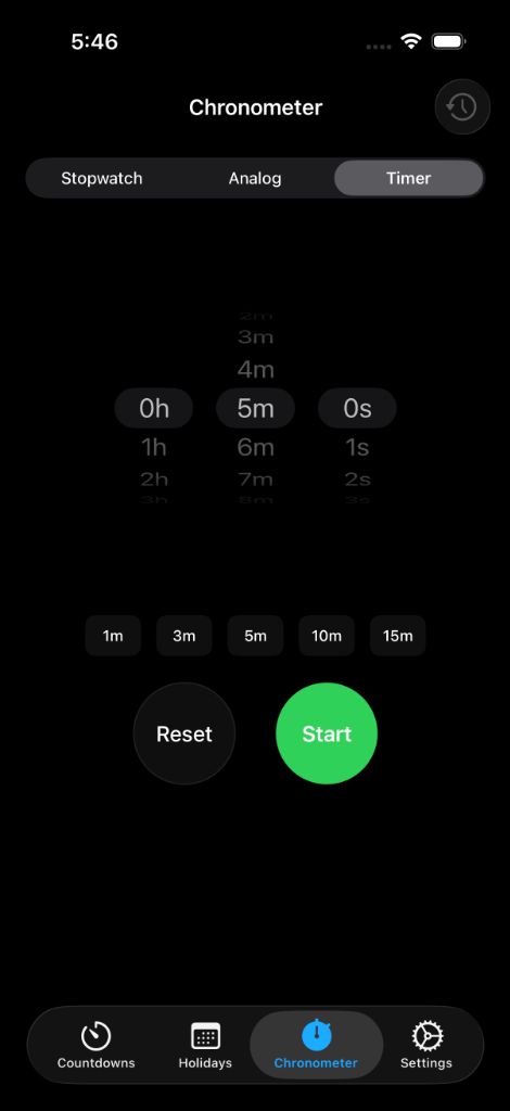 Chronometer Alternative